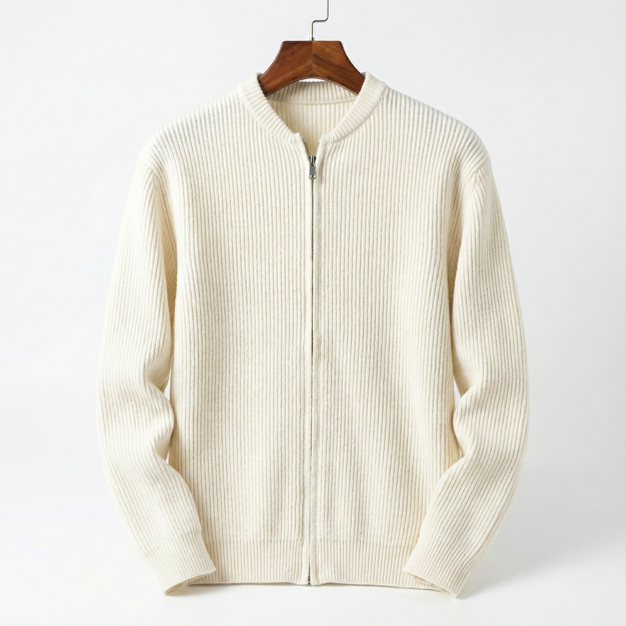 Long Sleeve Open Cardigan Sweater Casual Loose Zipper Knitted Wear for Teens And Men Autumn Fashion Urban Style Polyester Fiber