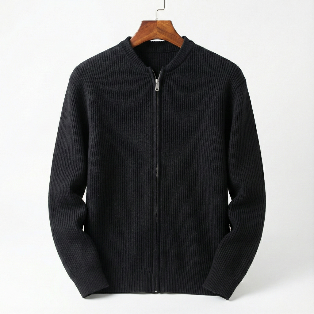 Long Sleeve Open Cardigan Sweater Casual Loose Zipper Knitted Wear for Teens And Men Autumn Fashion Urban Style Polyester Fiber